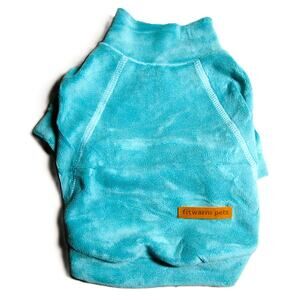 Fit Warm Pets Winter Jacket Aqua Blue Size Small Cotton 10 in long 8 in wide